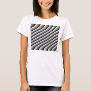 Camiseta Camisas Vintage Wavy Lines