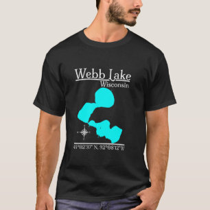 Camiseta Camisas Webb Lake Wisconsin Long Sleeve T