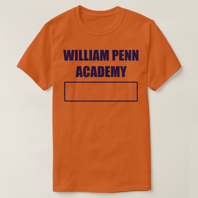 Camiseta Camisas William Penn Academy Gym Class (Diseño del anverso)