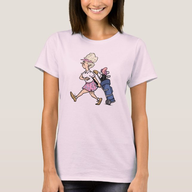 Camiseta Camisas y regalos de Lady Golfer (Anverso)