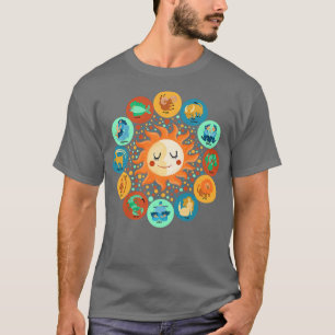 Camiseta Camisas Zodiac Horoscope Astrología Premium T6 par