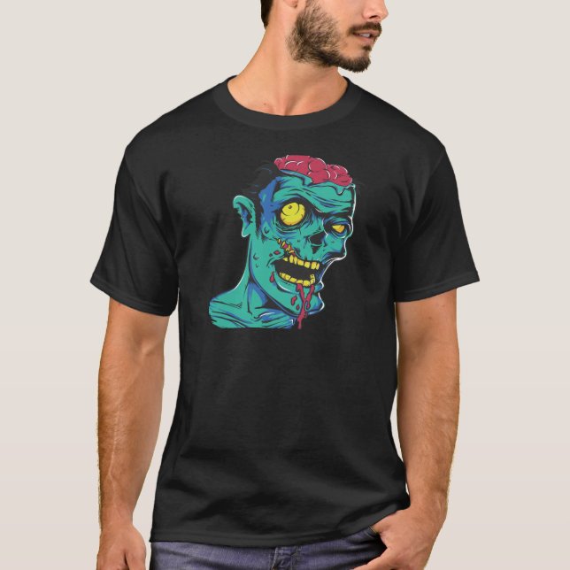 Camiseta Camisas Zombie Halloween (Anverso)