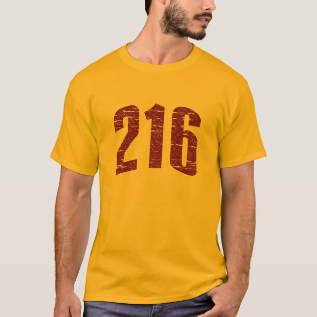 Camiseta (camiseta 216 del código de área) (Anverso)
