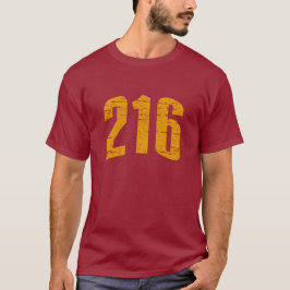 Camiseta (camiseta 216 del código de área)