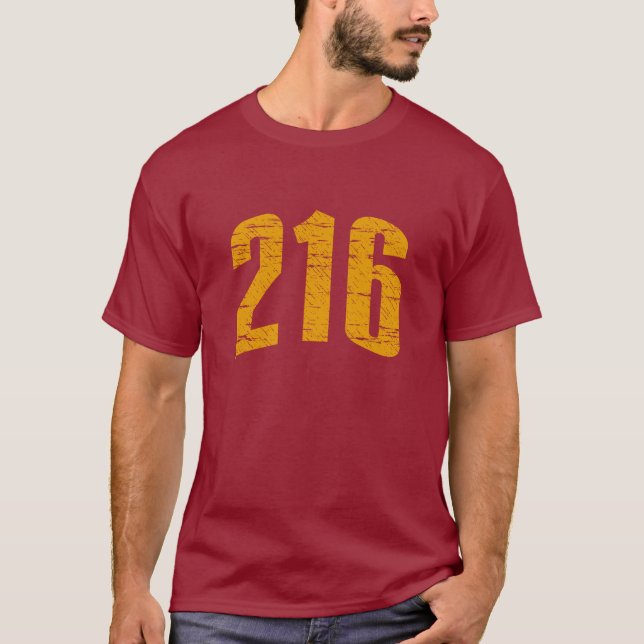 Camiseta (camiseta 216 del código de área) (Anverso)