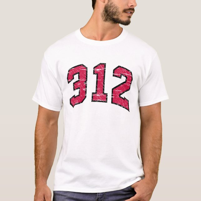 Camiseta (camiseta 312 del código de área) (Anverso)