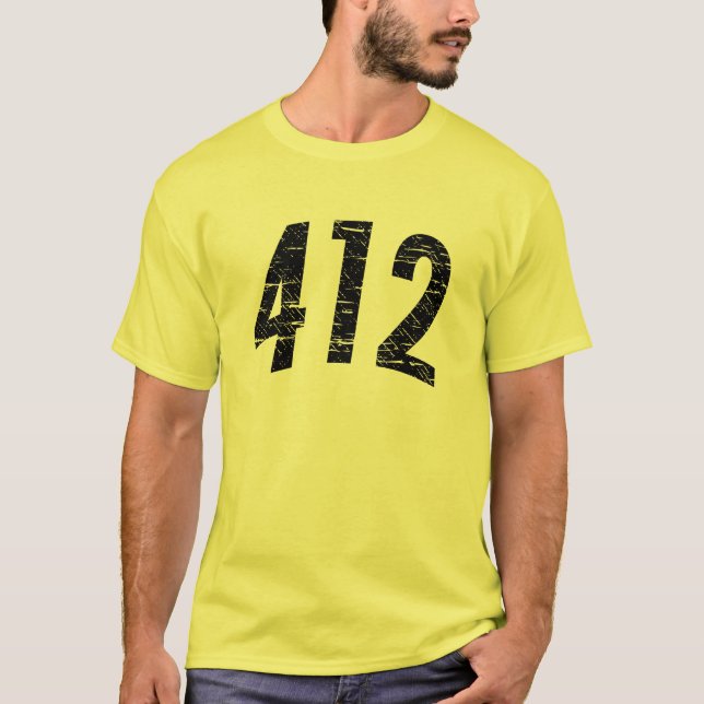 Camiseta (camiseta 412 del código de área) (Anverso)