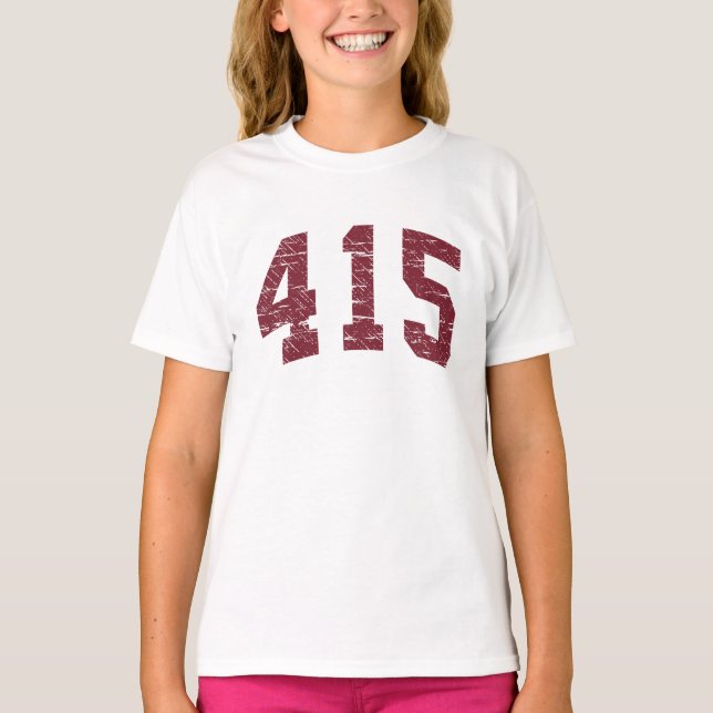 Camiseta (camiseta 415 del código de área) (Anverso)