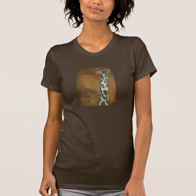 Camiseta ¡Camiseta africana de la jirafa!!! (Anverso)