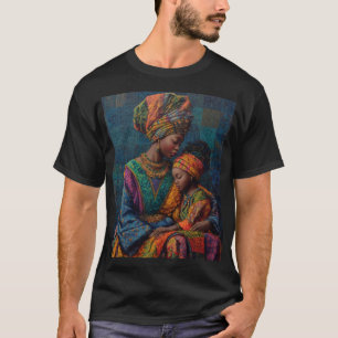 Camiseta "Camiseta afrocéntrica madre e hijo - niño african