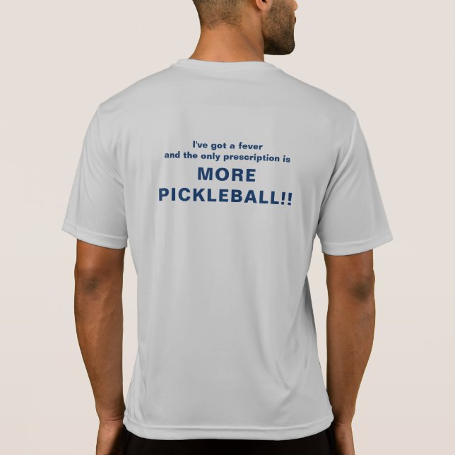 Camiseta ¡Camiseta apta de Dri para el Pickleball (Reverso)