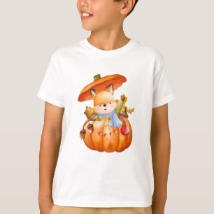 Camiseta Camiseta. Arte de Frutas Dulces y Mascotas Amigabl