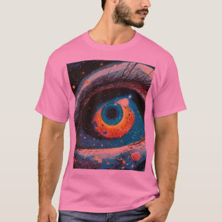 Camiseta "Camiseta atractiva con diseño único de ojos - Tre