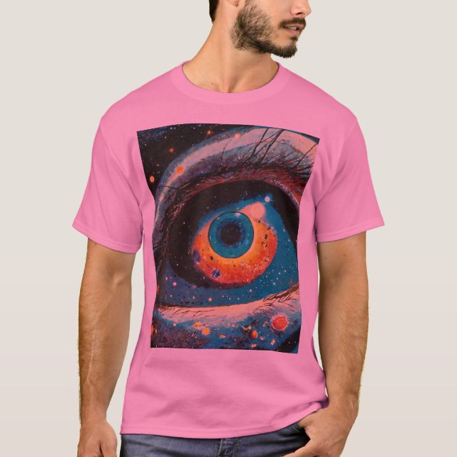 Camiseta "Camiseta atractiva con diseño único de ojos - Tre (Anverso)