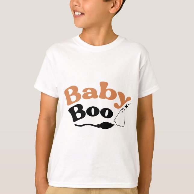 Camiseta "Camiseta Baby Boo Halloween - Tee de bebé espeluz (Anverso)