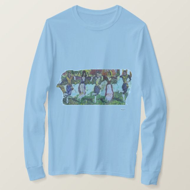 Camiseta Camiseta: Baile griego (Anverso del diseño)