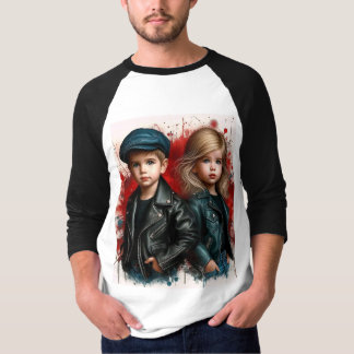 Camiseta "Camiseta básica de Raglan para hombres - amor rom