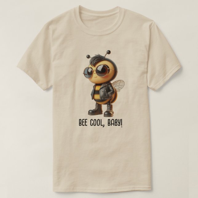 Camiseta ¡Camiseta Bee Cool, Baby! (Diseño del anverso)