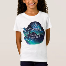 Camiseta/blanco de las noches II de la aurora del