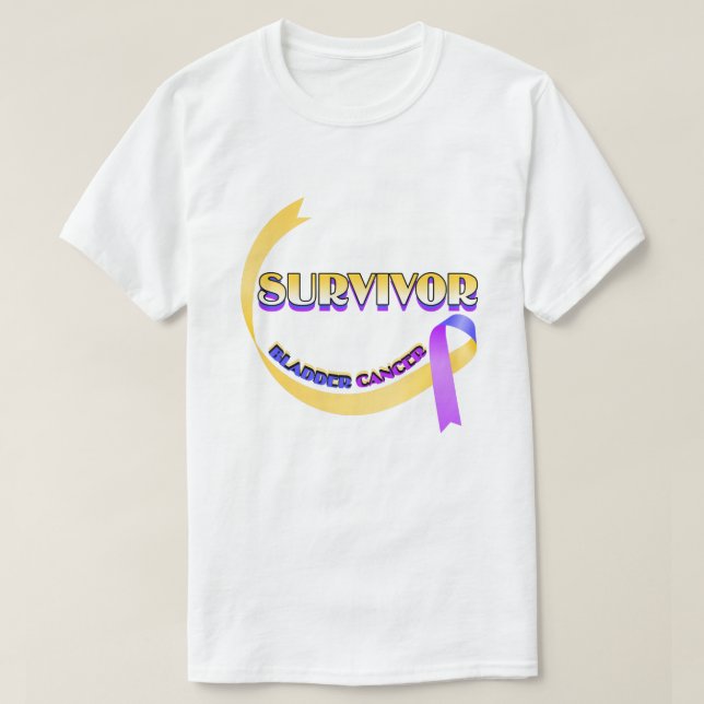 Camiseta Camiseta-camiseta de sobreviviente de cáncer de ve (Diseño del anverso)