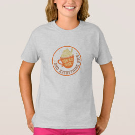 Camiseta Camiseta-camiseta del Chica del distintivo de espe