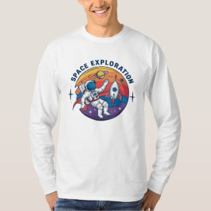 Camiseta Camiseta/ Caramelos/ Sudadera "Exploración espacia