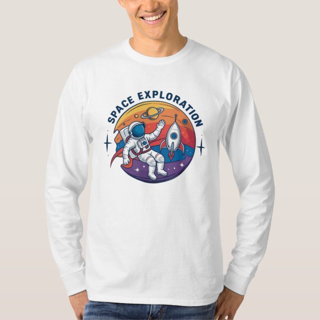 Camiseta Camiseta/ Caramelos/ Sudadera "Exploración espacia (Anverso)