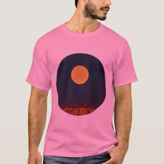 Camiseta "Camiseta Celestial de Fase de la Luna - Diseño Lu
