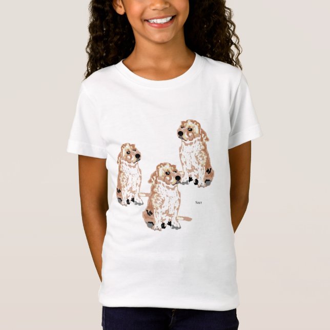 Camiseta Camiseta: Chicas Labrador Recuperador (Anverso)