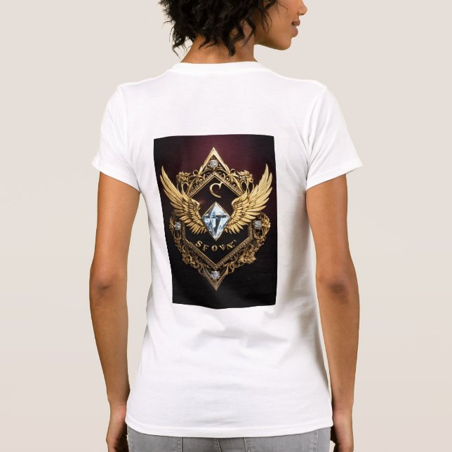 Camiseta "Camiseta con el logotipo de Diamond Faith LLC - E (Reverso)