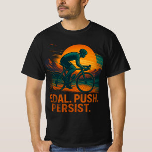 Camiseta "Camiseta con poder para ciclismo - Viajar fuerte