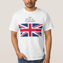 ¿Camiseta con té de Union Jack (Reino Unido)? No p