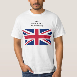 Camiseta ¿Camiseta con té de Union Jack (Reino Unido)? No p