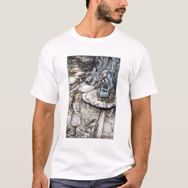 Camiseta Camiseta: Consejo de una oruga - de Rackham (Anverso)