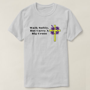 Camiseta ¡Camiseta cristiana con cruz de Pascua Personaliza