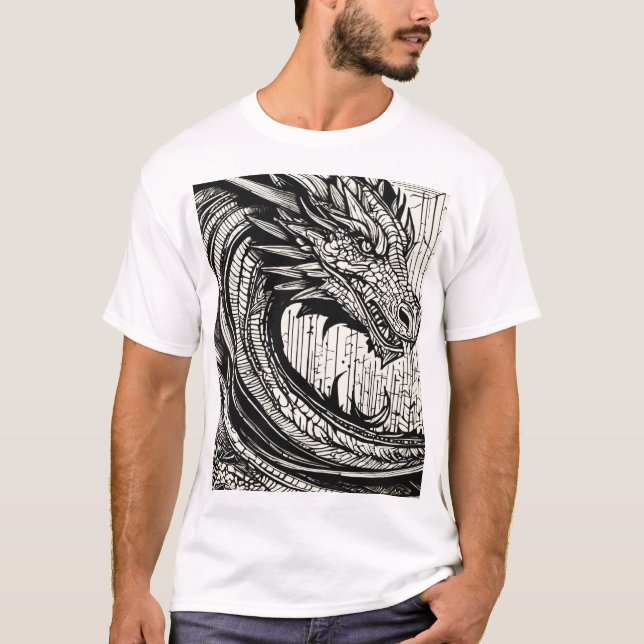 Camiseta "Camiseta de color dramático caprichoso" (Anverso)