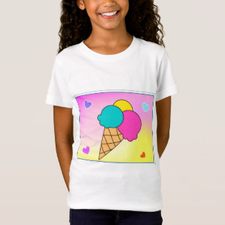 Camiseta "Camiseta de Crema de Hielo de Cone"