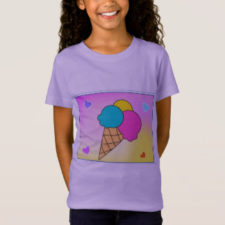 Camiseta "Camiseta de Crema de Hielo de Cone"