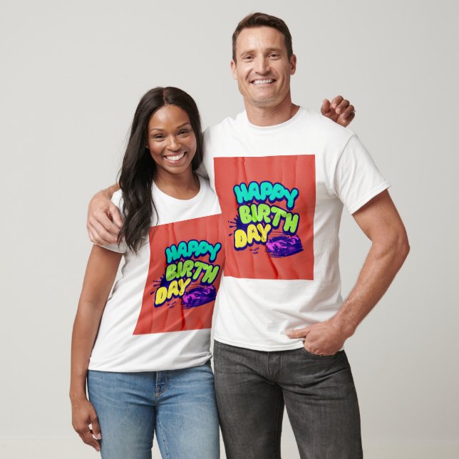 Camiseta "Camiseta de cumpleaños: ¡Celebren con estilo!" (Unisexo)