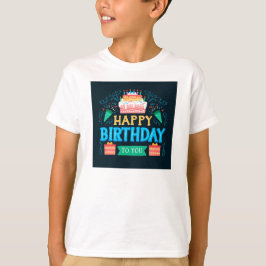 Camiseta "Camiseta de cumpleaños para niños - Celebrar