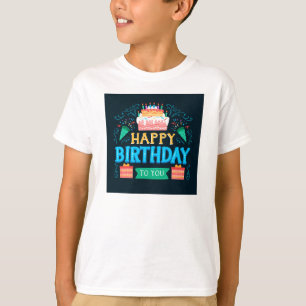 Camiseta "Camiseta de cumpleaños para niños - Celebrar