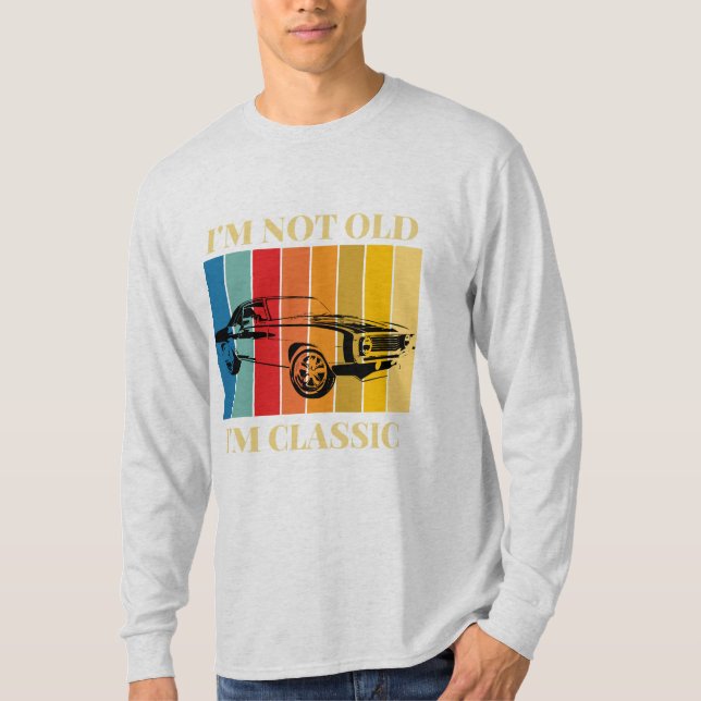 Camiseta ¡Camiseta de diseño de coches de época a la venta! (Anverso)