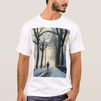 Camiseta "Camiseta De Diseño Invierno Acogedor - Elegante T