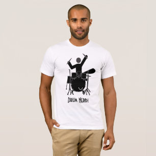 Camiseta ¡Camiseta de encargo del empollón del tambor!