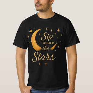 Camiseta "Camiseta de estilo estelar masculino - donde se r