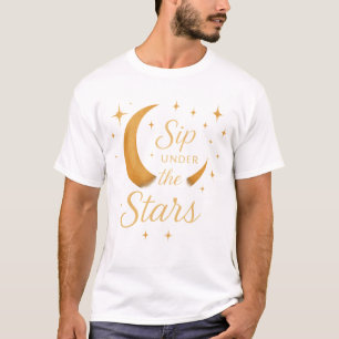 Camiseta "Camiseta de estilo estelar masculino - donde se r