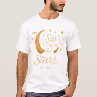 Camiseta "Camiseta de estilo estelar masculino - donde se r