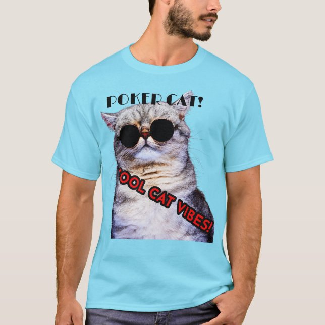 Camiseta ¡Camiseta de gato de POKER! (Anverso)