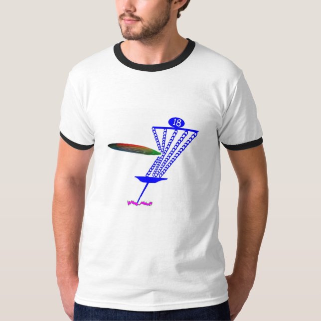 Camiseta ¡Camiseta de Grapic con las cadenas llamativas del (Anverso)