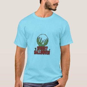 Camiseta "Camiseta de Halloween naranja y verde sinónimo"